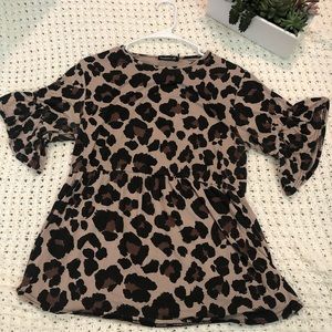 Leopard Skin Cute Top